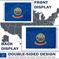 TOPFLAGS Idaho Flag 12x18 Inch Double Sided 3 Ply, Heavy Duty Nylon Small Idaho State Flag with Brass Grommets, Fade Proof Outdoor Marine Boat Flags (ID) USA TOP FLAGS, INC