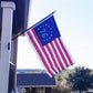 Bennington 76 Betsy Ross Flag 3x5 Ft Embroidered, Heavy Duty 1776 American Flag Outdoor, Double Sided USA 13 Star Colonies Flags with 2 Brass Grommets