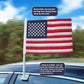 Car Flag 2 Pack American Flag for Car 12x18 Inch US Flags Embroidered Stars Flagpole with Window Clip Heavy Duty Nylon
