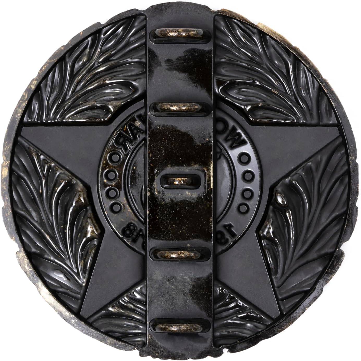 WWI Aluminum Grave Marker, with 12x18 Inch USA Flag, Aluminum Veterans Plaque, Memorial Day Gifts, Suitable for Graveside Memorials to Honor Those who Served