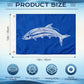 TOPFLAGS Tarpon Boat Flag 12x18 Inch, Double Sided Fishing Flag Outdoor Heavy Duty Fisherman's Catch Flags for Boating | 4 Row Stitched and 2 Brass Grommets USA TOP FLAGS, INC