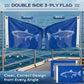 TOPFLAGS FLAGWIN Salmon Fishing Boat Flag 12x18 Inch Double Sided Vivid Color Fisherman's Catch Flags for Boating | 4 Row Stitched and 2 Brass Grommets USA TOP FLAGS, INC