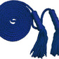 Blue Braided Tassel Flag Cord 108 Inch, Blue Braided Cord Tassel for Indoor Flagpole Display…