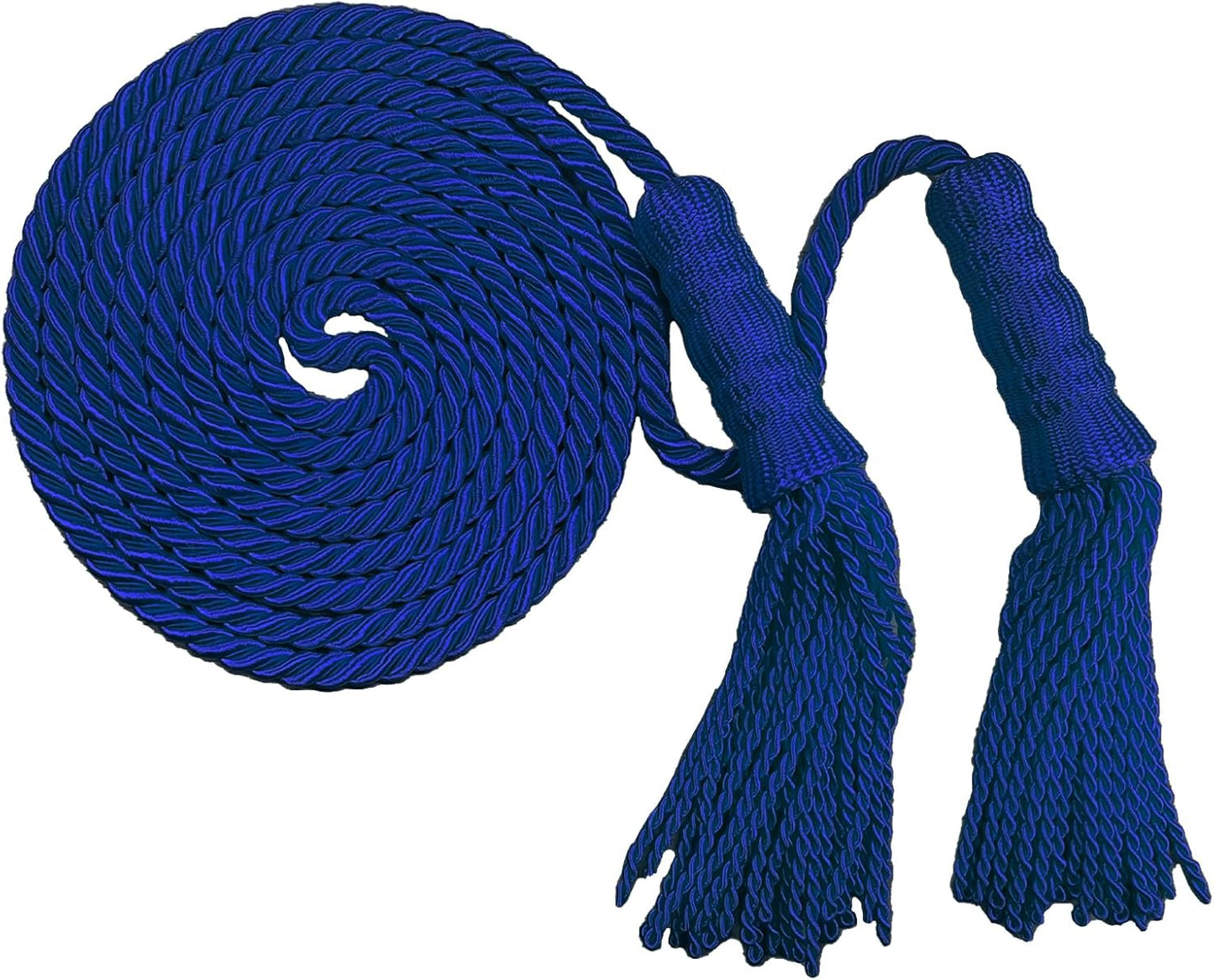 Blue Braided Tassel Flag Cord 108 Inch, Blue Braided Cord Tassel for Indoor Flagpole Display…