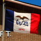 TOPFLAGS Iowa Flag 4x6 FT - 3 Ply Double Sided Polyester Iowa State Flag with Brass Grommets - Vivid Color and Fade Proof State of IA Flags 4x6 Outdoor USA TOP FLAGS, INC