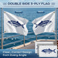 TOPFLAGS Bluefish Boat Flag 12x18 Inch Double Sided Heavy Duty Fishing Flag - Vivid Color Fisherman's Catch Flags for Boating | 4 Row Stitched and 2 Brass Grommets USA TOP FLAGS, INC