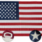 American Flag 10x15 Ft Outdoor, Luxury Embroidered Stars and Double Stitched Sewn Stripes, Heavy Duty Polyester US Flags with Canvas Header and 5 Brass Grommets