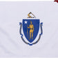 TOPFLAGS Massachusetts Flag 12x18 Inch, Double Sided 3-Ply Heavy Duty Polyester - Small Massachusetts State Boat Flag, Fade Proof Outdoor Marine Flags with 2 Brass Grommets (MA) USA TOP FLAGS, INC