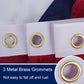 American Bunting USA Flag 3x6 ft Outdoor Embroidered Pleated Fan Flags with 3 Brass Grommets, Patriotic Flag Buntings for Outside for 4th of July Memorial Day Decorations USA TOP FLAGS, INC