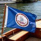 TOPFLAGS Virginia Flag 12x18 Inch, Double Sided 3-Ply Heavy Duty Polyester - Small Virginia State Boat Flag, Fade Proof Outdoor Marine Flags with 2 Brass Grommets (VA) USA TOP FLAGS, INC