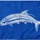TOPFLAGS Tarpon Boat Flag 12x18 Inch, Double Sided Fishing Flag Outdoor Heavy Duty Fisherman's Catch Flags for Boating | 4 Row Stitched and 2 Brass Grommets USA TOP FLAGS, INC