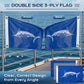 TOPFLAGS Marlins Boat Flag 12x18 Inch Double Sided Vivid Color Fishing Flag - Heavy Duty Fisherman's Catch Flags for Boating | 4 Row Stitched and 2 Brass Grommets USA TOP FLAGS, INC