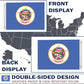 TOPFLAGS  Minnesota Flag 12x18 Inch Double Sided 3 Ply, Heavy Duty Nylon Small Minnesota State Flag with Brass Grommets, Fade Proof Outdoor Marine Boat Flags (MN) USA TOP FLAGS, INC