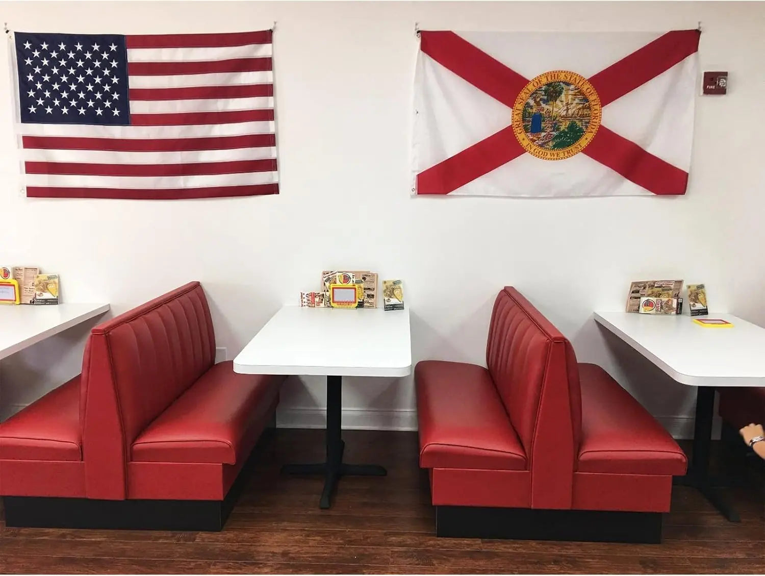 TOPFLAGS Florida Flag 5x8 Outdoor FL State Flags Embroidered The Sunshine State Flag Heavy Duty Sewn Stripes with 3 Brass Grommets USA TOP FLAGS, INC