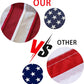 American Garden Flag 12x18 Inches Double Sided Embroidered Small USA American Flag Garden Yard Flags for Outside Patriotic Banner