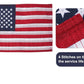 Car Flag 2 Pack American Flag for Car 12x18 Inch US Flags Embroidered Stars Flagpole with Window Clip Heavy Duty Nylon
