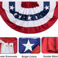TOPFLAGS 12 Packs Bunting Flags Outdoor American Flag Patriotic Buntings 3x6 Ft for Outside 4th of July Red White and Blue Bunting USA 250th Anniversary Memorial Day Decorations USA TOP FLAGS, INC