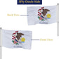TOPFLAGS Illinois Flag 3x5 Double Side 3Ply IL State Flags Heavy Duty Outdoor 4 Rows Stitched Edge with 2 Brass Grommets USA TOP FLAGS, INC