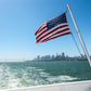 American Flag 12x18 Inches Made in USA, Embroidery 50 Stars Ensign Nautical Small US Boat Flags with 2 Brass Grommets, Heavy Duty Polyester Outdoor Banner for ATV UTV Yacht Golf Cart