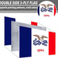 TOPFLAGS Iowa Flag 4x6 FT - 3 Ply Double Sided Polyester Iowa State Flag with Brass Grommets - Vivid Color and Fade Proof State of IA Flags 4x6 Outdoor USA TOP FLAGS, INC