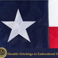 TOPFLAGS Texas Flag 8x12 Heavy Duty Outdoor TX State Flags - Embroidered Star Sewn Stripes for Outside with 4 Brass Grommets USA TOP FLAGS, INC