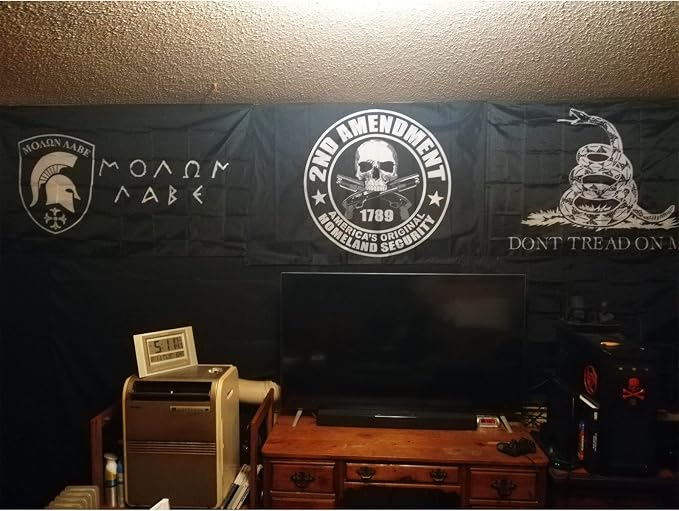 TOPFLAGS Solid Black Flag BlanK Flags 2x3 Ft Create Your Own Solid Black Flag DIY Blanks Canvas Banner to Decorate with Brass Grommets USA TOP FLAGS, INC