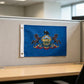 TOPFLAGS Pennsylvania State Flag 12x18 Inch, Double Sided 3-Ply Heavy Duty Polyester - Small Pennsylvania State Boat Flag, Fade Proof Outdoor Marine Flags with 2 Brass Grommets (PA) USA TOP FLAGS, INC