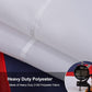 Christian Flag 3x5 Feet with Gold Fringed Made in USA, with Embroidered Christianity Sewn Cross Flags and Pole Sleeve Banner Style, Heavy Duty Polyester Banner for Indoor