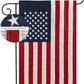 American Garden Flag 12x18 Inches Double Sided Embroidered Small USA American Flag Garden Yard Flags for Outside Patriotic Banner