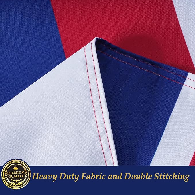 TOPFLAGS Hawaii Flag 3x5 Double Side Hawaiian 3Ply HI State Flags Heavy Duty Outdoor 4 Rows Stitched Edge with 2 Brass Grommets USA TOP FLAGS, INC