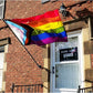 TOPFLAGS Pride Flag Outdoor Progress Pride Flags 10x15 Large Gay Bisexual LGBTQ+ Rainbow Banner Fade-resistant USA TOP FLAGS, INC