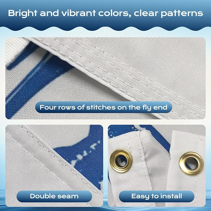 TOPFLAGS Swordfish Fishing Boat Flag 12x18 Inch Double Sided Heavy Duty Fisherman's Catch Flags for Boating | 4 Row Stitched and 2 Brass Grommets USA TOP FLAGS, INC