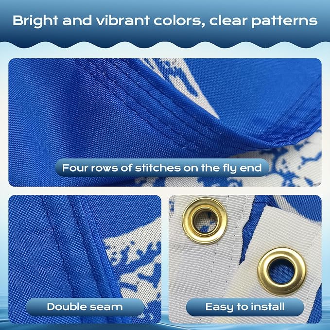 TOPFLAGS Tarpon Boat Flag 12x18 Inch, Double Sided Fishing Flag Outdoor Heavy Duty Fisherman's Catch Flags for Boating | 4 Row Stitched and 2 Brass Grommets USA TOP FLAGS, INC