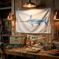 TOPFLAGS Swordfish Fishing Boat Flag 12x18 Inch Double Sided Heavy Duty Fisherman's Catch Flags for Boating | 4 Row Stitched and 2 Brass Grommets USA TOP FLAGS, INC