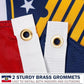 FLAGWIN New Utah State Flag 12x18 Inch, Double Sided Heavy Duty 3-Ply Polyester - Small UT Boat Flag, Fade Proof Outdoor State of New Utah Marine Flags with 2 Brass Grommets (UT) USA TOP FLAGS, INC