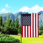 American Garden Flag 12x18 Inches Double Sided Embroidered Small USA American Flag Garden Yard Flags for Outside Patriotic Banner