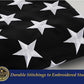 TOPFLAGS Embroidered Thin Blue Red Green Line American Flag 3x5 Outdoor- Police Firefighter Military American Flags- USA Flag Support Fire Military Law Enforcement Officers USA TOP FLAGS, INC