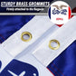 TOPFLAGS Iowa Flag 4x6 FT - 3 Ply Double Sided Polyester Iowa State Flag with Brass Grommets - Vivid Color and Fade Proof State of IA Flags 4x6 Outdoor USA TOP FLAGS, INC