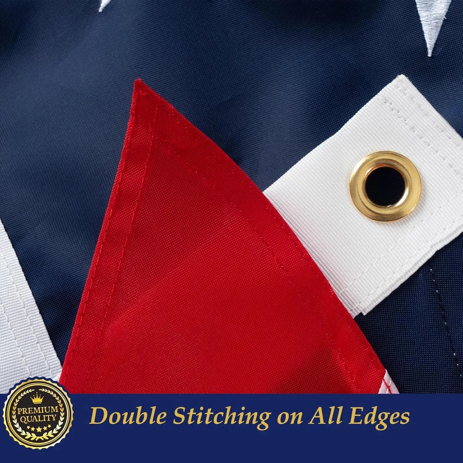 TOPFLAGS Ohio Flag 3x5 Outdoor OH State Flags Embroidered Flag Heavy Duty Sewn Stripes with 2 Brass Grommets USA TOP FLAGS, INC