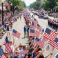 TOPFLAGS 12x18 Small American Flag on Stick 12 Pack Mini US Flags 12x18 Inch Metal Handheld Pole for Outside 4th of July Memorial Day USA 250th Anniversary Patriotic Decorations USA TOP FLAGS, INC