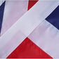 TOPFLAGS British Flag 5x8FT Union Jack UK United Kingdom Flag Embroidered Sewn Stripes Heavy Duty Outside Flags with 2 Thick Brass Grommets USA TOP FLAGS, INC