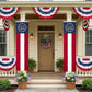 TOPFLAGS 250th Anniversary Door Decorations 20x96 Inch 2 Packs Large 1776 2026 4th of July Decorations Outdoor Hanging Betsy Ross 13 StarBunting American Banner Red White and Blue Decorations for Memorial Day Veterans Day USA TOP FLAGS, INC