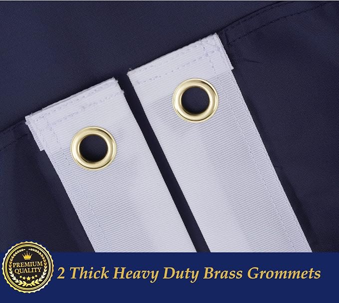 TOPFLAGS South Carolina Flag 3x5 Outdoor SC State Flags Embroidered Palmetto Tree & Crescent Flag Heavy Duty Sewn Stripes with 2 Brass Grommets USA TOP FLAGS, INC