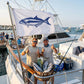 TOPFLAGS Bluefish Boat Flag 12x18 Inch Double Sided Heavy Duty Fishing Flag - Vivid Color Fisherman's Catch Flags for Boating | 4 Row Stitched and 2 Brass Grommets USA TOP FLAGS, INC