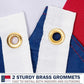 TOPFLAGS North Carolina Flag 12x18 Inch, Double Sided 3-Ply Heavy Duty Polyester - Small NC State Boat Flag, Fade Proof Outdoor Marine Flags with 2 Brass Grommets (NC) USA TOP FLAGS, INC