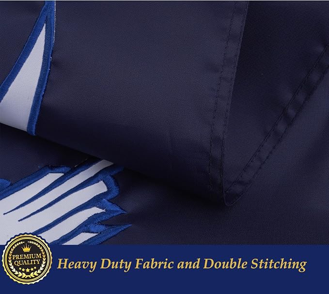 TOPFLAGS South Carolina Flag 3x5 Outdoor SC State Flags Embroidered Palmetto Tree & Crescent Flag Heavy Duty Sewn Stripes with 2 Brass Grommets USA TOP FLAGS, INC