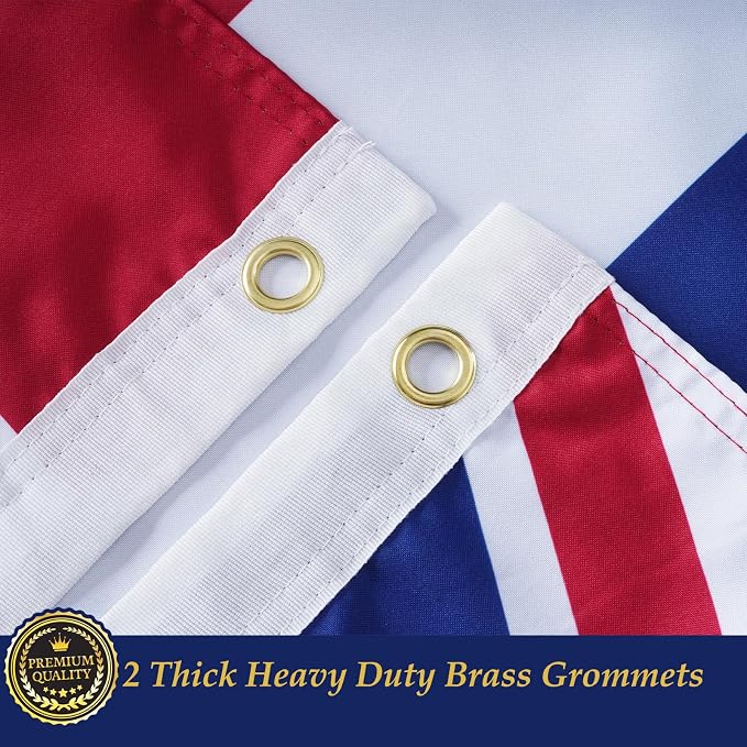 TOPFLAGS Hawaii Flag 3x5 Double Side Hawaiian 3Ply HI State Flags Heavy Duty Outdoor 4 Rows Stitched Edge with 2 Brass Grommets USA TOP FLAGS, INC