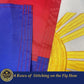 TOPFLAGS Philippines Flag 3x5 Foot Filipino Philippine National Flags Embroidered Stars Heavy Duty Outdoor Sewn Stripes with 2 Brass Grommets USA TOP FLAGS, INC
