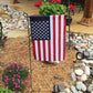 American Garden Flag 12x18 Inches Double Sided Embroidered Small USA American Flag Garden Yard Flags for Outside Patriotic Banner