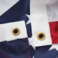 American Flag 10x15 Ft Made in USA TearProof Series for Outside, Heavy Duty Tough Spun Polyester All Weather US Flag for High Wind, Embroidered Stars Sewn Stripes and Brass Grommets